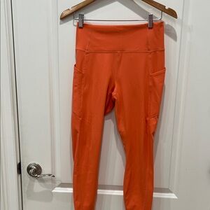 Fabletics PureLuxe Vibrant Orange Leggings